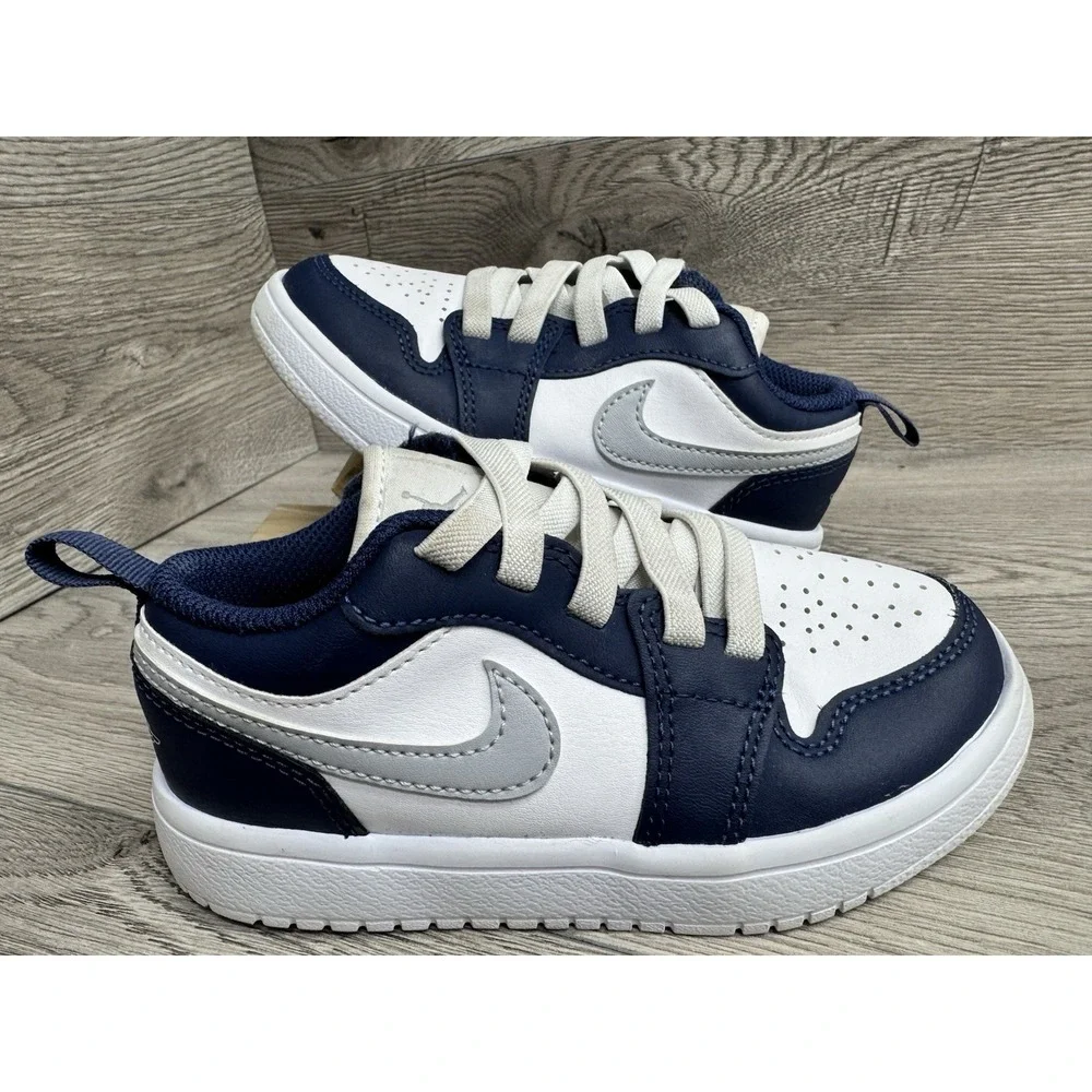 Jordan 1 Low Alt Shoes Kids Size 11C Toddler Blue White DR9748-141
